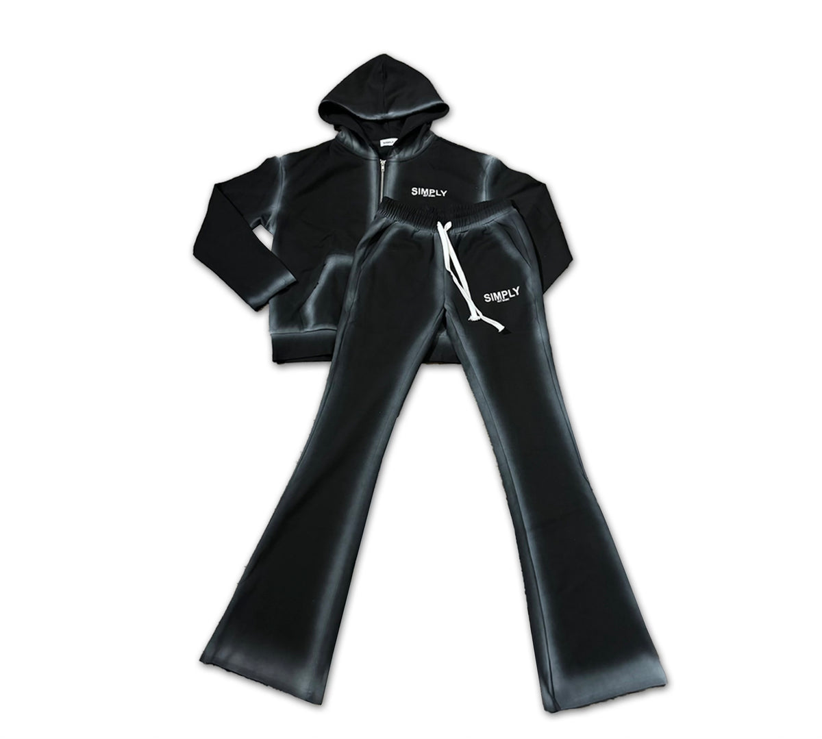 Simply 100 "Outline" (Zip Up) Sweatsuit