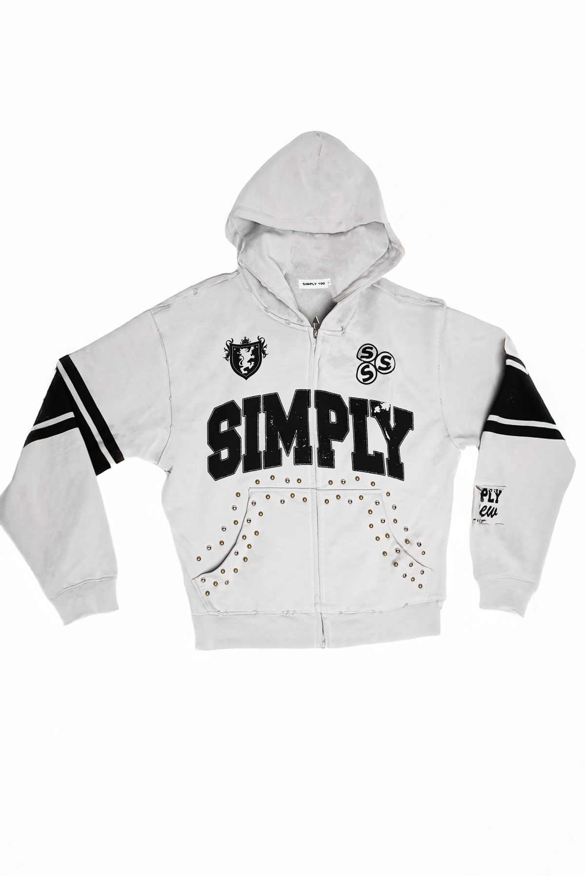 Simply 100 "Rosetta" Zip Up Hoodie
